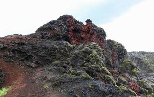 campo de lava leirhnjukur na islândia foto