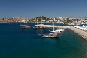 cidade de bodrum na turquia foto