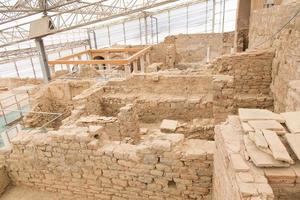 casas de terraço na cidade antiga de éfeso foto