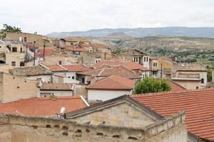 casas antigas na cidade de avanos, turquia foto