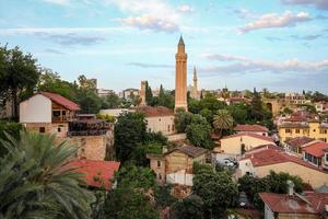 cidade velha de antalya, turquia foto