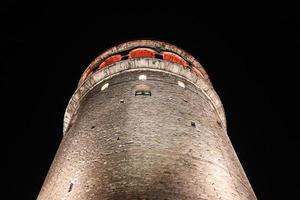 torre de galata em beyoglu, cidade de istambul, turquia foto