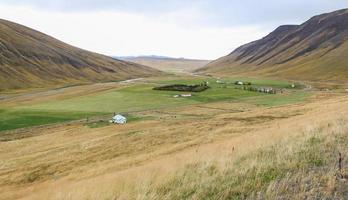paisagem na islândia foto
