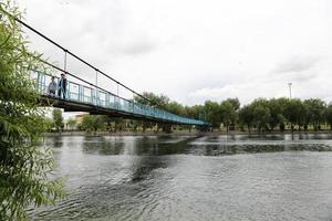 ponte de avanos sobre kizilirmak, cidade de avanos, turquia foto