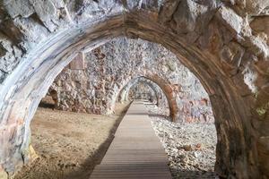 alanya antigo estaleiro na cidade de alanya, antalya, turquia foto