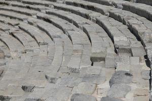 teatro de halicarnasso em bodrum, turquia foto