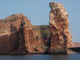 a ilha de helgoland foto