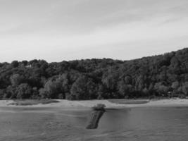 hamburgo no rio elba na alemanha foto