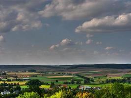 nas montanhas baixas de hessen foto