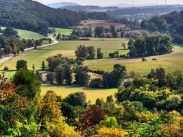 nas montanhas baixas de hessen foto