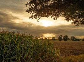 a pequena aldeia weseke em westphalia foto