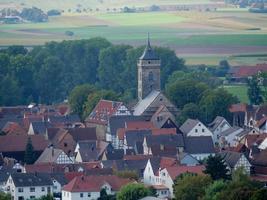 nas montanhas baixas de hessen foto