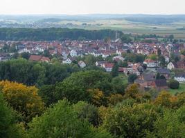 nas montanhas baixas de hessen foto