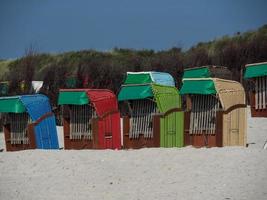 a praia de helgoland foto