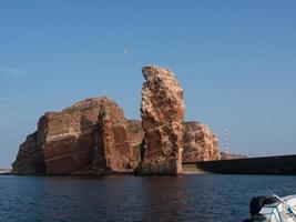 a ilha de helgoland foto