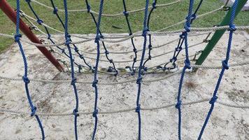 rede de corda de playground foto