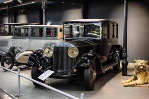 sinheim, alemanha - maio de 2022 preto rolls-royce phantom ii 2 1934 foto