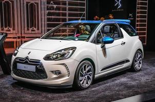 frankfurt - setembro de 2015 citroen ds 3 apresentado na iaa internacional foto