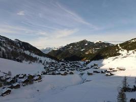 inverno em malbun, liechtenstein foto