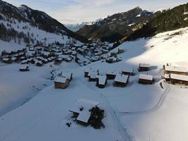 inverno em malbun, liechtenstein foto