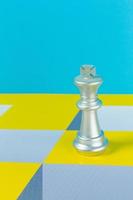 o fundo da imagem abstrata do pop art da cor do jogo de xadrez. foto