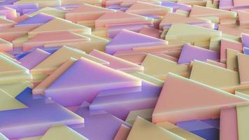 textura de padrão de triângulo abstrato de fundo 3D foto