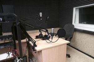 estúdio de rádio foto
