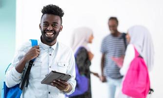 jovem estudante africano foto