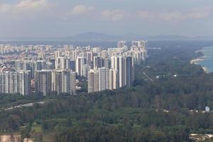 vista aérea de singapura foto