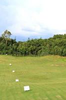 paisagem de campo de golfe foto