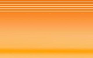 linhas retas laranja intercaladas com linhas laranja claras e fundo de parede de cor gradiente foto