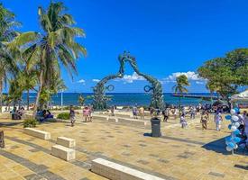 playa del carmen quintana roo méxico 2022 portal maya no parque dos fundadores playa del carmen méxico. foto