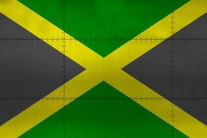 bandeira da jamaica em metal foto