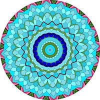 fundo abstrato colorido mandala. padrões de terapia anti-stress foto