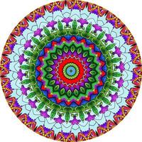 fundo de mandala com ótimas cores. tecer elementos de design foto