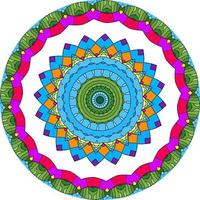 fundo de mandala com ótimas cores. padrões de terapia anti-stress foto