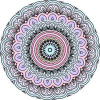 fundo de mandala com ótimas cores. padrões de terapia anti-stress foto