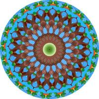 fundo de mandala com ótimas cores foto