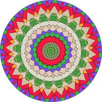 fundo de mandala multicolorido. foto