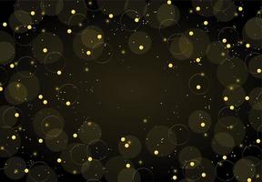 design de fundo elegante bokeh dourado e brilhos foto