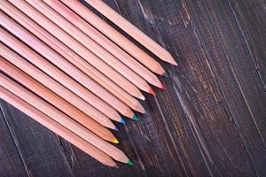 lápis de cor foto