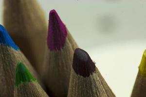 close-up de lápis de cor foto