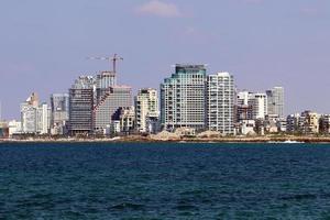 tel aviv israel 4 de novembro de 2020 cidade portuária no mar mediterrâneo em israel. foto