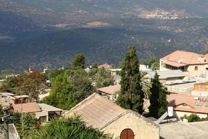 safed israel 11 de outubro de 2019. a antiga cidade no norte de israel foi fundada pelo filho de noé após o dilúvio. foto