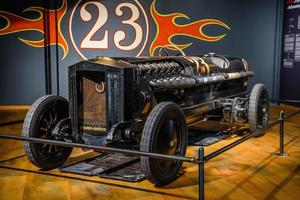 sinheim, alemanha - mai 2022 black brutus experimental car 1907 foto