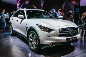 frankfurt - setembro de 2015 infinito qx70 apresentado na iaa internatio foto