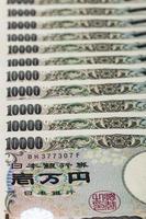 Yen japonês foto