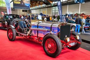 friedrichshafen - maio de 2019 blue rolls-royce satis 1930 cabrio roadster no motorworld classics bodensee em 11 de maio de 2019 em friedrichshafen, alemanha foto