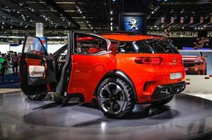 frankfurt - set 2015 conceito citroen aircross apresentado na iaa foto