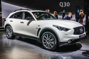 frankfurt - setembro de 2015 infinito qx70 apresentado na iaa internatio foto